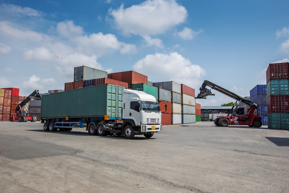 Intermodal truck transportation
